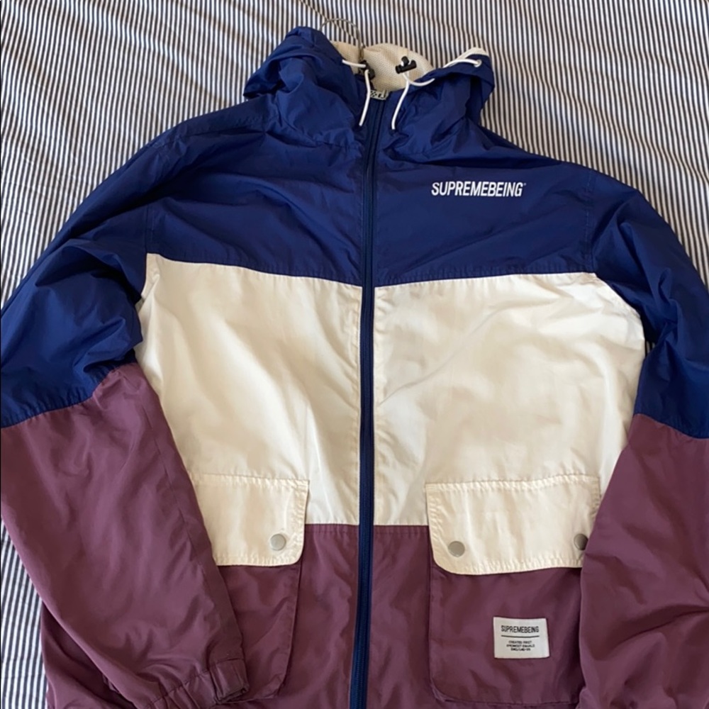 Supremebeing Large Colorblock Windbreaker